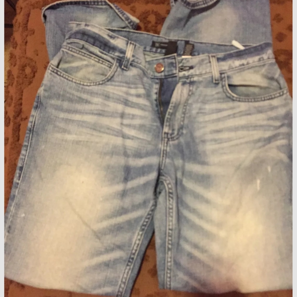 INC Mens Jeans Blue Size 32x32 Amsterdam Tapered